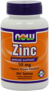 Now Foods Zinc Gluconate 50mg Tablets, 250-Count Now Foods Zinc Gluconate 50mg Tablets, 250-Count