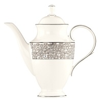Dazzle your guests with Silver Bouquet. Precious platinum is uniquely burnished outlining each elegant piece of this densely decorated pattern. Beautifully crafted, Silver Bouquet features clusters of flowers with a modern positive/negative approach. Dazzle your guests with Silver Bouquet. Precious platinum is uniquely burnished outlining each elegant piece of this densely decorated pattern. Beautifully crafted, Silver Bouquet features clusters of flowers with a modern positive/negative approach.