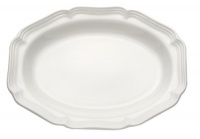 Mikasa French Countryside 15-Inch White Stoneware Oval Platter Mikasa French Countryside 15-Inch White Stoneware Oval Platter