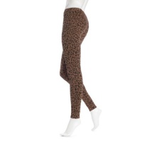 HUE Women's Leopard Print Denim Legging