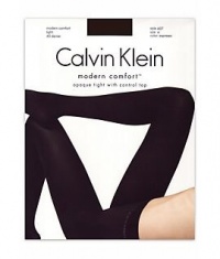 Calvin Klein Hosiery Modern Comfort Control Top Tights, C, Black Calvin Klein Hosiery Modern Comfort Control Top Tights, C, Black