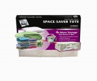 Space Bag Stackable Vacuum-Seal Space-Saver Tote, Jumbo Space Bag Stackable Vacuum-Seal Space-Saver Tote, Jumbo