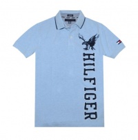 Tommy Hilfiger Men Custom Fit Big Vertical Logo Polo T-shirt Tommy Hilfiger Men Custom Fit Big Vertical Logo Polo T-shirt