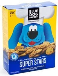 Blue Dog Bakery Super Stars Assorted Small Dog Treats, 10-Ounce Boxes (Pack of 6) Blue Dog Bakery Super Stars Assorted Small Dog Treats, 10-Ounce Boxes (Pack of 6)
