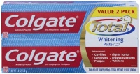 Colgate Total Whitening Toothpaste Twin Pack, 6-Ounce Colgate Total Whitening Toothpaste Twin Pack, 6-Ounce