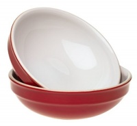 Emile Henry Individual Pasta Bowls, Set of 2, Cerise Red Emile Henry Individual Pasta Bowls, Set of 2, Cerise Red