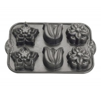 Nordic Ware Pro Cast Floral Cupcake Pan Nordic Ware Pro Cast Floral Cupcake Pan
