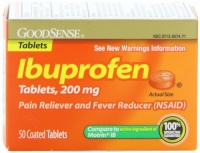 Good Sense Ibuprofen Orange Coated Tablets, 200 mg, 50 Count Good Sense Ibuprofen Orange Coated Tablets, 200 mg, 50 Count