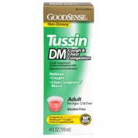 Good Sense Tussin DM, Cough and Chest Congestion, 4 Fluid Ounce Good Sense Tussin DM, Cough and Chest Congestion, 4 Fluid Ounce