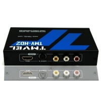 Tmvel TMV-HD2 HDMI, RCA & S-Video to HDMI 1080p 50/60 Hz PAL/NTSC Multi System Video Converter - Slim Design, Stunning Picture Quality & Performance - Worldwide Voltage 100-240 Volts - Free 220 Volt Round Plug Adapter Tmvel TMV-HD2 HDMI, RCA & S-Video to HDMI 1080p 50/60 Hz PAL/NTSC Multi System Video Converter - Slim Design, Stunning Picture Quality & Performance - Worldwide Voltage 100-240 Volts - Free 220 Volt Round Plug Adapter