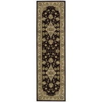 Nourison 2000 2239 Rectangle Rug, Black, 2.3-Feet by 8.0-Feet Nourison 2000 2239 Rectangle Rug, Black, 2.3-Feet by 8.0-Feet