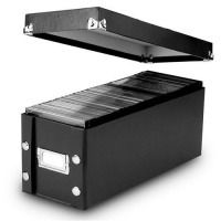 Snap-N-Store SNS01617 CD Storage Box, 2 Pack (Black) Snap-N-Store SNS01617 CD Storage Box, 2 Pack (Black)