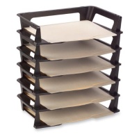 Rubbermaid Regeneration Plastic Letter Tray 6 Pack (86028) Rubbermaid Regeneration Plastic Letter Tray 6 Pack (86028)