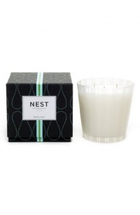 NEST Fragrances NEST03-MM Moss and Mint Scented 3-Wick Candle