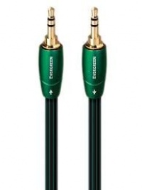 AudioQuest Evergreen .6m (1.96 ft.) 3.5mm to 3.5mm Analog Audio Interconnect Cable AudioQuest Evergreen .6m (1.96 ft.) 3.5mm to 3.5mm Analog Audio Interconnect Cable