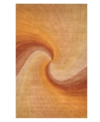 A hypnotic swirl is captured in fiery red hues, hand-carved in highs and lows for added texture and a more defined wave. Meticulously crafted by hand from 100% wool, stepping on this area rug from Liora Manne is like enjoying a warm sunset. A hypnotic swirl is captured in fiery red hues, hand-carved in highs and lows for added texture and a more defined wave. Meticulously crafted by hand from 100% wool, stepping on this area rug from Liora Manne is like enjoying a warm sunset.