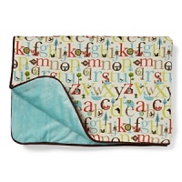 A boldly colored alphabet features animals, flora and fauna-cats, dogs, birds, lions, apples, trees and more in a soft cotton knit. Reverses to plush velour.The American Academy of Pediatrics and the U.S. Consumer Product Safety Commission have made recommendations for safe bedding practices for babies. When putting infants under 12 months to sleep, remove pillows, quilts, comforters, and other soft items from the crib. A boldly colored alphabet features animals, flora and fauna-cats, dogs, birds, lions, apples, trees and more in a soft cotton knit. Reverses to plush velour.The American Academy of Pediatrics and the U.S. Consumer Product Safety Commission have made recommendations for safe bedding practices for babies. When putting infants under 12 months to sleep, remove pillows, quilts, comforters, and other soft items from the crib.