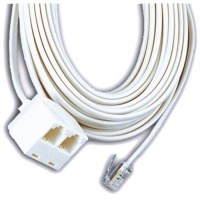GE Phone Line Cord with Dual Jack (TL26572) GE Phone Line Cord with Dual Jack (TL26572)