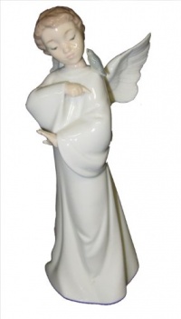 Nao by Lladro #1596, Guardian Angel Nao by Lladro #1596, Guardian Angel