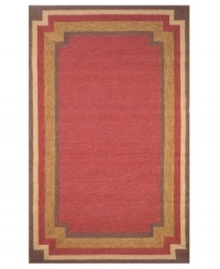 Indoors or out, this versatile rug offers inviting style and just the right amount of softness. A durable blend of polypropylene and acrylic fibers make the Promenade rug a lasting addition to patios, pool-sides or family rooms. UV-stabilized to resist fading from sunlight. Indoors or out, this versatile rug offers inviting style and just the right amount of softness. A durable blend of polypropylene and acrylic fibers make the Promenade rug a lasting addition to patios, pool-sides or family rooms. UV-stabilized to resist fading from sunlight.