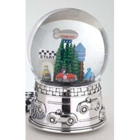 Reed & Barton Race Car Musical Water Globe, plays Star Spangled Banner Reed & Barton Race Car Musical Water Globe, plays Star Spangled Banner