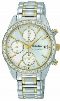 Seiko Women's SNDY20 Two Tone Stainless Steel Analog with Mother-Of-Pearl Dial Watch Seiko Women's SNDY20 Two Tone Stainless Steel Analog with Mother-Of-Pearl Dial Watch