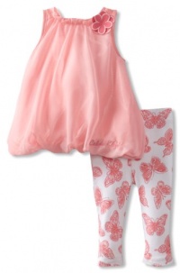 Calvin Klein Baby-Girls Newborn Tunic With Printed Butterfly Leggings, Pink, 3/6 Months Calvin Klein Baby-Girls Newborn Tunic With Printed Butterfly Leggings, Pink, 3/6 Months