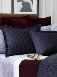 Lauren by Ralph Lauren Greenwich Modern Standard Sham - Chalk Stripe Lauren by Ralph Lauren Greenwich Modern Standard Sham - Chalk Stripe