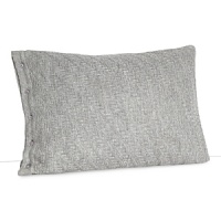 A diagonal herringbone pattern in a soft knit charcoal with side buttons. A diagonal herringbone pattern in a soft knit charcoal with side buttons.