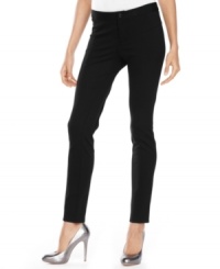 INC's petite skinny pants mix tailored seamwork with the soft feel of knit fabric for a comfortable yet totally stylish look. INC's petite skinny pants mix tailored seamwork with the soft feel of knit fabric for a comfortable yet totally stylish look.