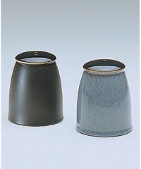 Add flavor to your tabletop with the Jet stoneware pepper (shown left) shaker. Shades of white, charcoal and black, as well as a reflective glaze combine to lend your tabletop modern polish. Add flavor to your tabletop with the Jet stoneware pepper (shown left) shaker. Shades of white, charcoal and black, as well as a reflective glaze combine to lend your tabletop modern polish.