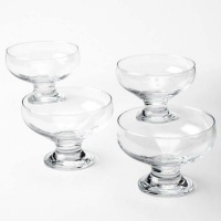 Essential Home 4-pc. Glass Dessert Dish Set Essential Home 4-pc. Glass Dessert Dish Set
