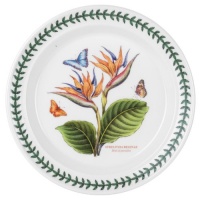 Portmeirion Exotic Botanic Garden Dinner Plate with Bird of Paradise Motif, Set of 6 Portmeirion Exotic Botanic Garden Dinner Plate with Bird of Paradise Motif, Set of 6