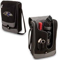 Picnic Time Baltimore Ravens Barossa Sleek Wine Tote Picnic Time Baltimore Ravens Barossa Sleek Wine Tote
