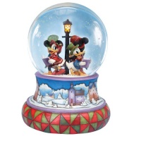 Jim Shore Disney Traditions Mickey Caroling Waterglobe Mickey Minnie Donald Daisy Jim Shore Disney Traditions Mickey Caroling Waterglobe Mickey Minnie Donald Daisy