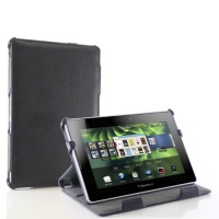 Blurex Slim Leather Portfolio Case With 2 Tier Stand for Blackberry Playbook