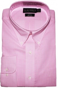 Lauren by Ralph Lauren Slim-Fit Non Iron Micro Check Dress Shirt Lauren by Ralph Lauren Slim-Fit Non Iron Micro Check Dress Shirt