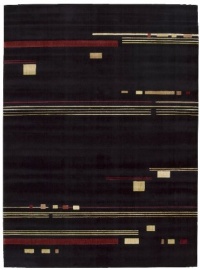 Nourison Parallels PR04 Rug - Black Size - 1.9 x 2.9 ft. Nourison Parallels PR04 Rug - Black Size - 1.9 x 2.9 ft.