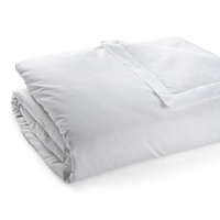 A delicate hemstitch grid pattern accents the duvet and shams of this crisp white bedding collection. A delicate hemstitch grid pattern accents the duvet and shams of this crisp white bedding collection.