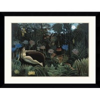 The Dream, 1910 by Henri Rousseau Framed Fine Art Print - 27.99 x 36.62 The Dream, 1910 by Henri Rousseau Framed Fine Art Print - 27.99 x 36.62