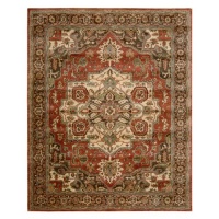 Nourison Jaipur JA36 Area Rug - Red Size - 9.6 x 13.6 ft. Nourison Jaipur JA36 Area Rug - Red Size - 9.6 x 13.6 ft.