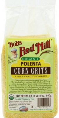 Bob's Red Mill Organic Corn Grits/Polenta, 24-Ounce (Pack of 4)