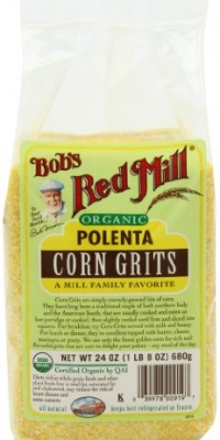Bob's Red Mill Organic Corn Grits/Polenta, 24-Ounce (Pack of 4) Bob's Red Mill Organic Corn Grits/Polenta, 24-Ounce (Pack of 4)