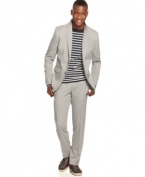 A pulled together look is only two buttons away with this suit-worthy blazer from American Rag.