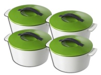 Revolution 642622 4-Inch Round Cocotte with Lid, Satin Black Revolution 642622 4-Inch Round Cocotte with Lid, Satin Black