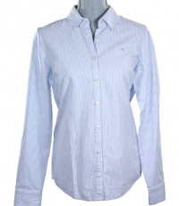 Vineyard Vines Womens Cotton Oxford Stripe Shirt Maui Blue Vineyard Vines Womens Cotton Oxford Stripe Shirt Maui Blue