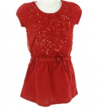 DKNY Cap Sleeve Dress Rio Red 3T