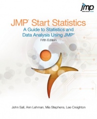 JMP Start Statistics:: A Guide to Statistics and Data Analysis Using JMP, Fifth Edition JMP Start Statistics:: A Guide to Statistics and Data Analysis Using JMP, Fifth Edition