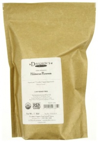 Davidson's Tea Bulk, Herb Pure Org Hibiscus Flowers, 16-Ounce Bag Davidson's Tea Bulk, Herb Pure Org Hibiscus Flowers, 16-Ounce Bag