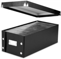 Snap-N-Store DVD Storage Boxes, 15.5 x 5.5 x 7.625 Inches, Black, 2 Boxes per Pack (SNS01618) Snap-N-Store DVD Storage Boxes, 15.5 x 5.5 x 7.625 Inches, Black, 2 Boxes per Pack (SNS01618)